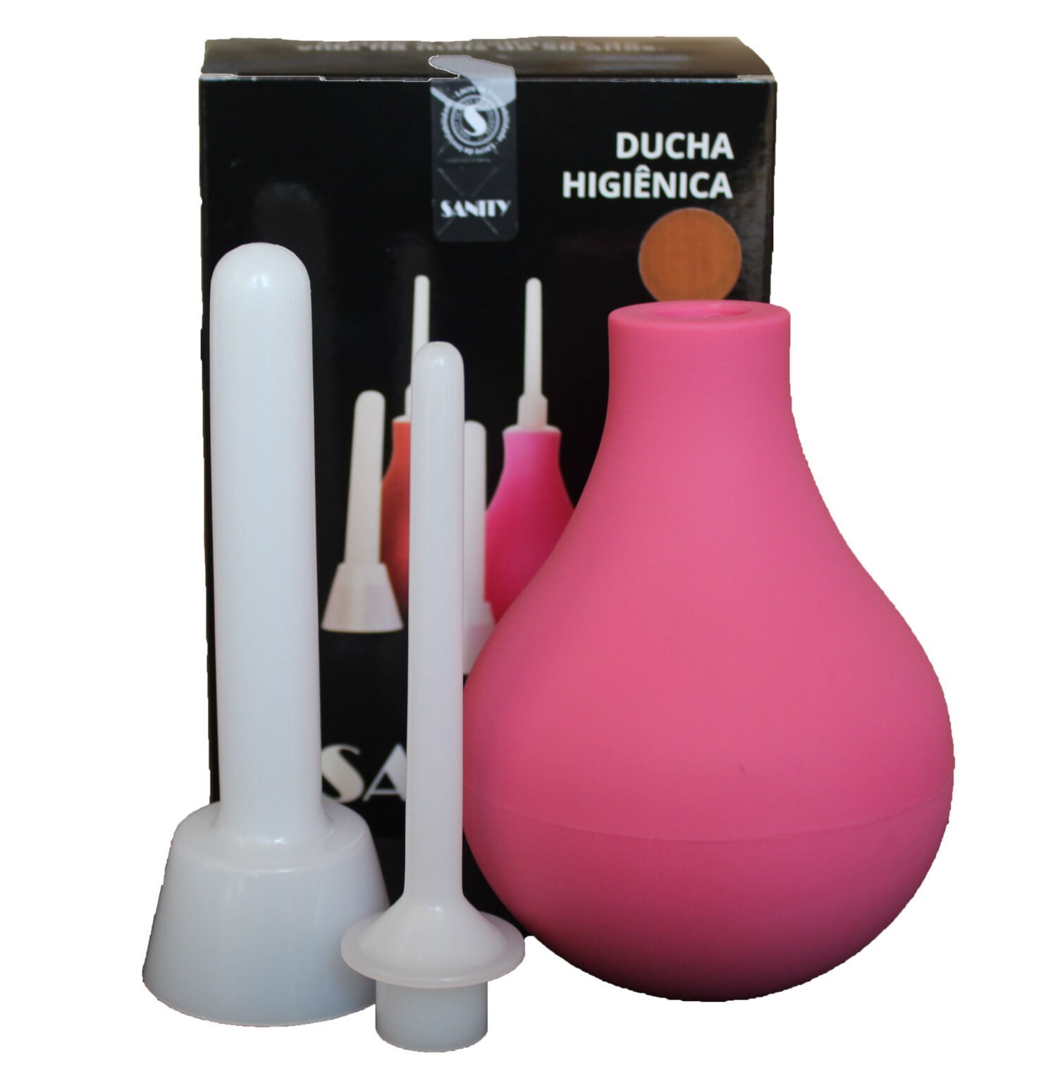 Ducha Higiênica Ginecológica Enema Chuca Xuca 250ml 300ml Kit Enema