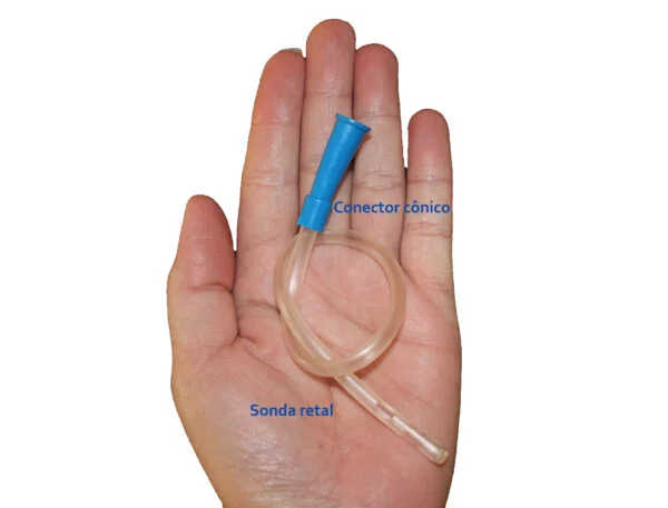 5 Sondas Retal Anal Para Limpeza Intestinal De Kit Enema - Imagem 2