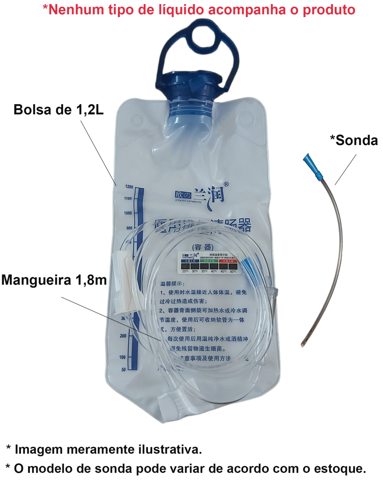 Kit Enema Para Limpeza Intestinal Íntima e Desintoxicante