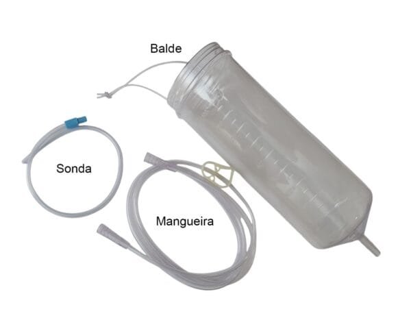 Kit Enema Para Limpeza Intestinal E Íntima 1L CPL + 1 Sonda - Imagem 2