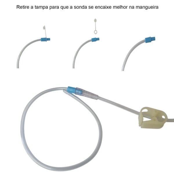 Kit Enema Irrigador Para Limpeza Intestinal 2lts C/ 5 Sondas - Imagem 5