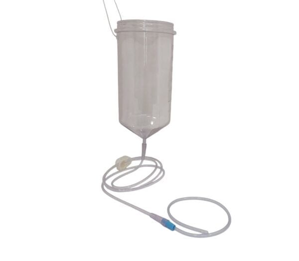 Kit Enema Irrigador Para Limpeza Intestinal 2lts C/ 5 Sondas