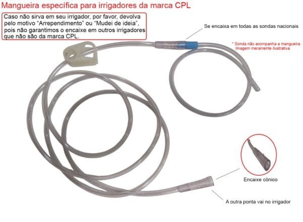 Mangueira Para Kit Enema Limpeza Intestinal - Imagem 2
