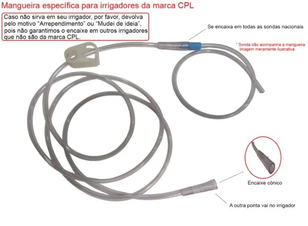 Mangueira Para Kit Enema Limpeza Intestinal - Imagem 2